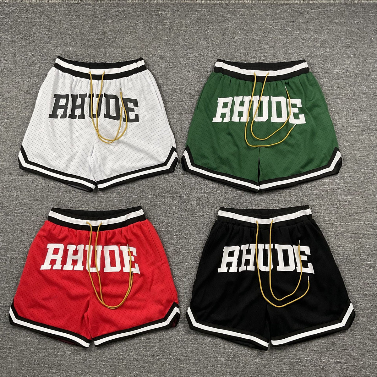 RHUDE Collegiate Shorts